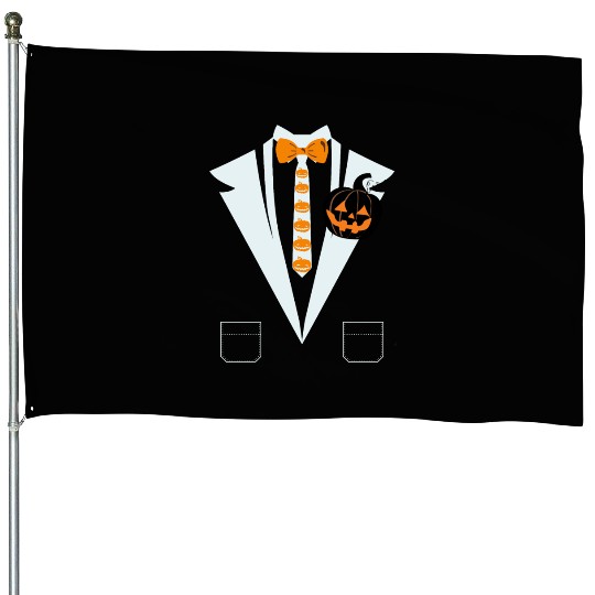 Hilarious Halloween Suit Costume House Flags