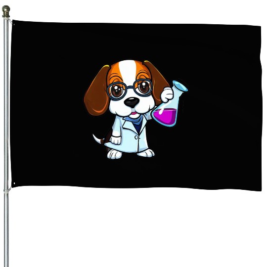 Beagle Puppy - Dexter House Flags