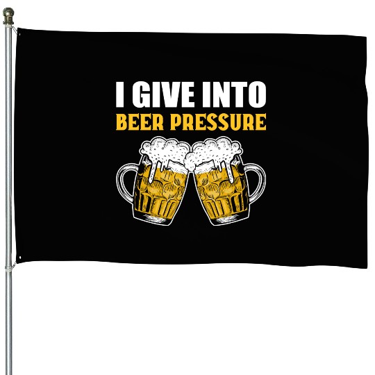 Beer Pressure Barkeeper and Bartender Gift House Flags