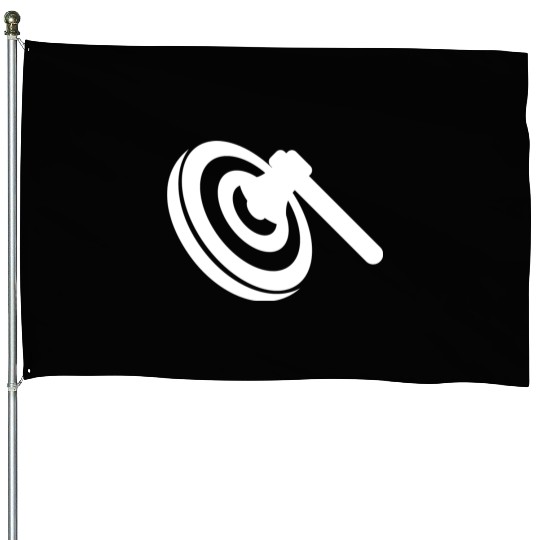 Axe Throwing Bullseye Target Hatchet Tomahawk House Flags