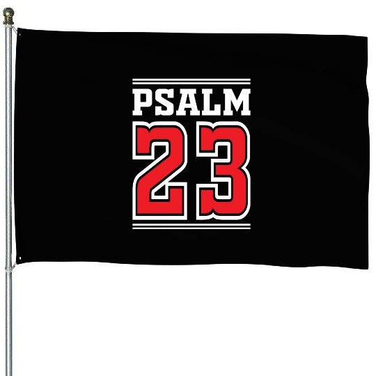 Psalm 23 Bible Text Love Jesus Christian Christmas House Flags