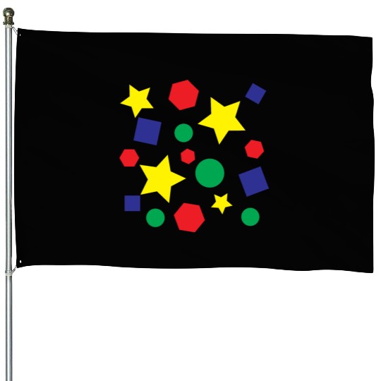 House Flags Includes patterns multi-colored