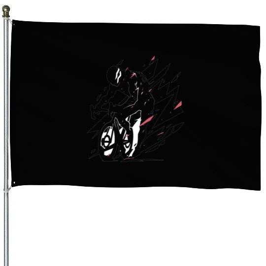 Racing Bike Racing Cyclist Bike Cycling House Flags