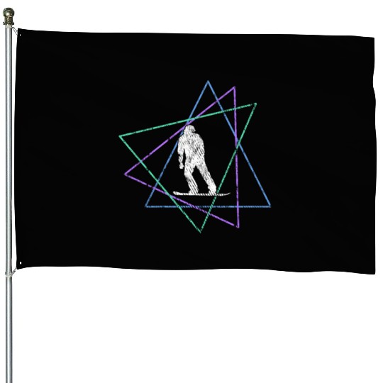 snowboarding House Flags
