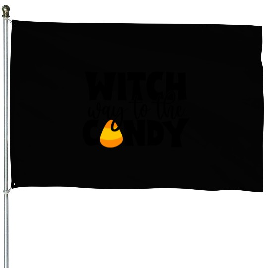 Witch Way To The Candy House Flags