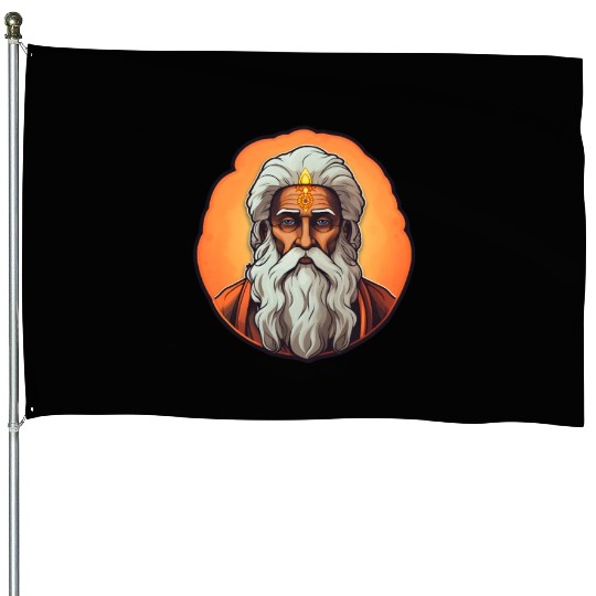 Guru Spiritual Buddhism House Flags