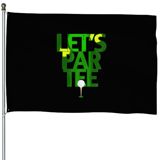 Funny Golf Team Parent House Flags Girls Boys Women Men