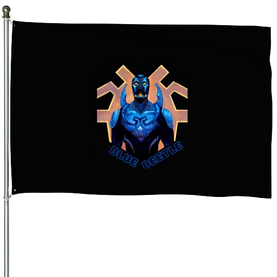 Blue Beetle House Flags