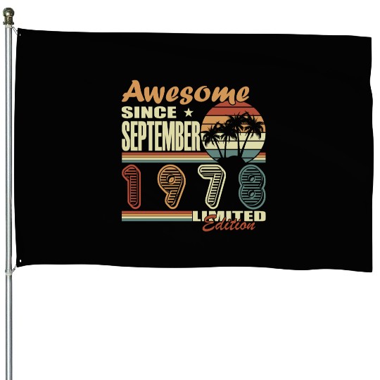 september 1978 Anniversary september 1978 septembe House Flags