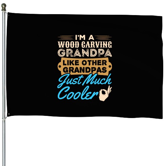 Wood Carving Chainsaw Carving House Flags