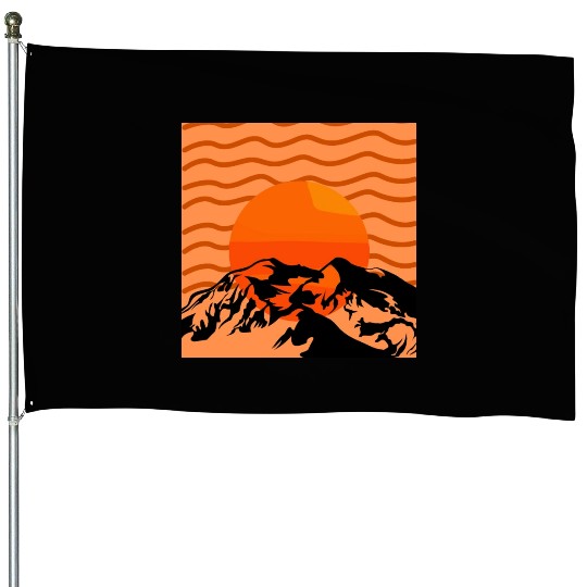 Denali Mountain House Flags