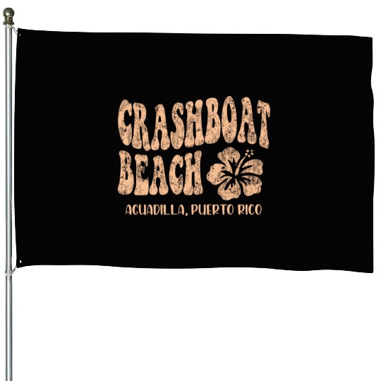 Crashboat beach Aguadilla Puerto Rico House Flags