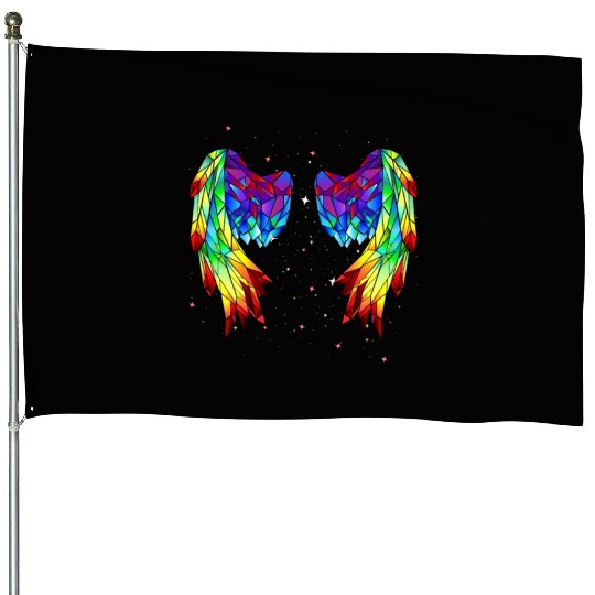 Angel Wings 1 300 House Flags