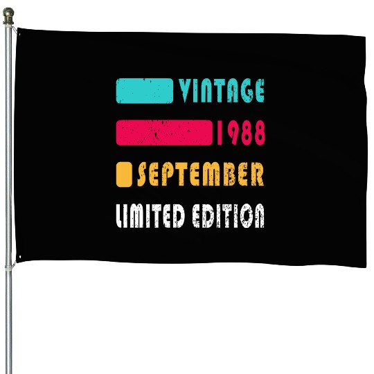 september 1988 Anniversary september 1988 septembe House Flags