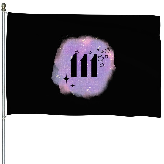 Angel Number 111 Numerology Lilac House Flags