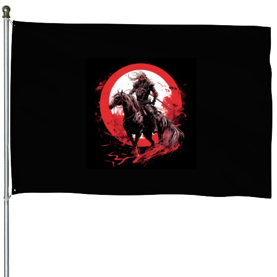 Skeleton horse Human skeleton Horse ridingSword 12 House Flags