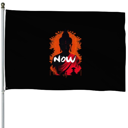 Now Buddha House Flags