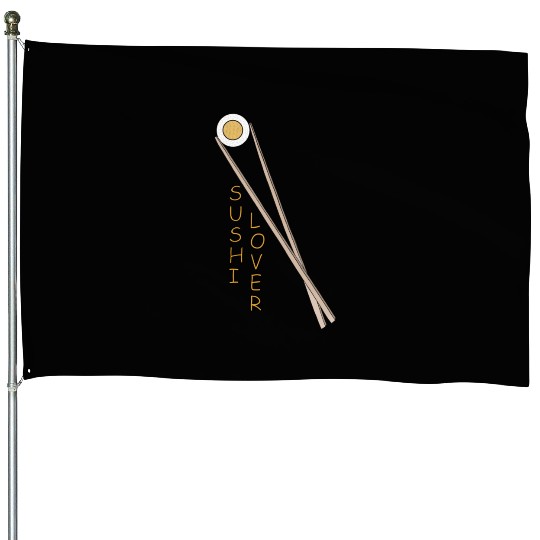 Sushi Roll Lover House Flags
