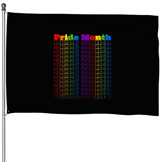 Pride Month LGBT Gay Pride Month Transgender House Flags