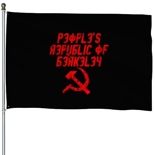 People's republic of Berkeley Communist logo House Flags