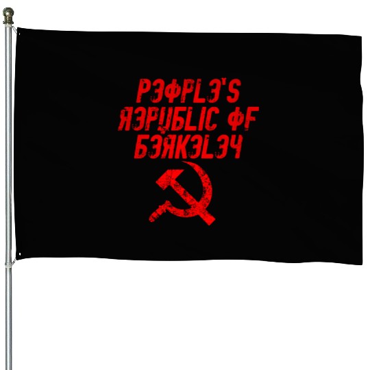 People's republic of Berkeley Communist logo House Flags
