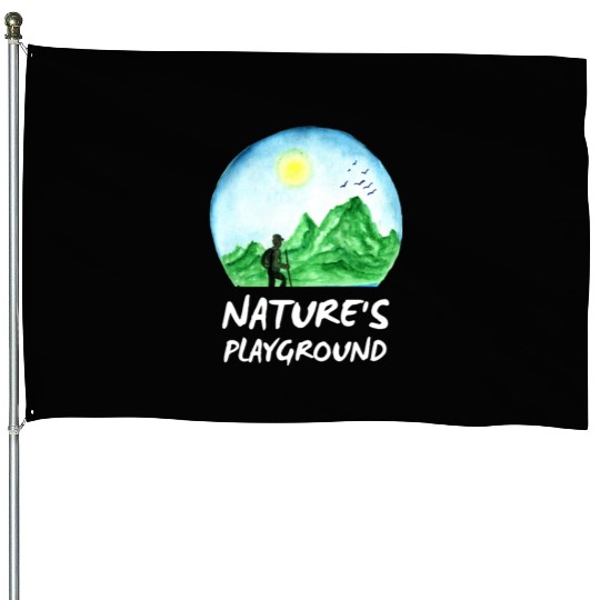 Nature's Playground House Flags