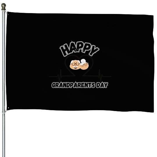 Happy Grandparents Day House Flags