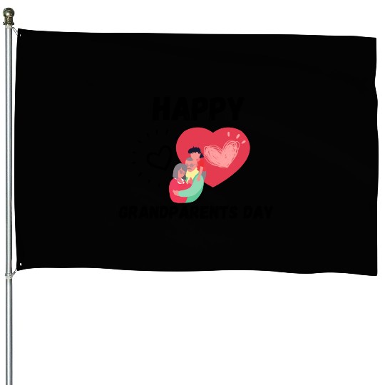 Happy Grandparents Day House Flags