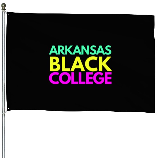 Arkansas Yellow Black College House Flags (Invest Edt)