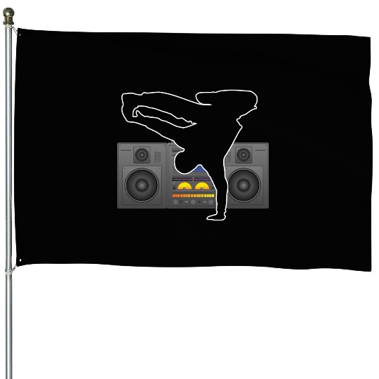 Breakdancer Hip Hop Street Dancer Gift House Flags