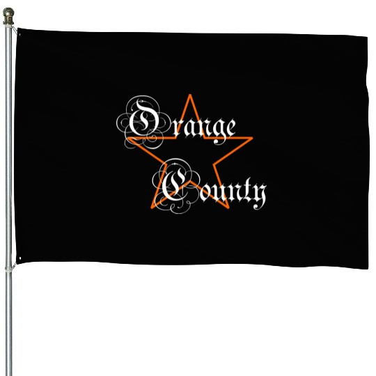 The Orange County California Collection House Flags