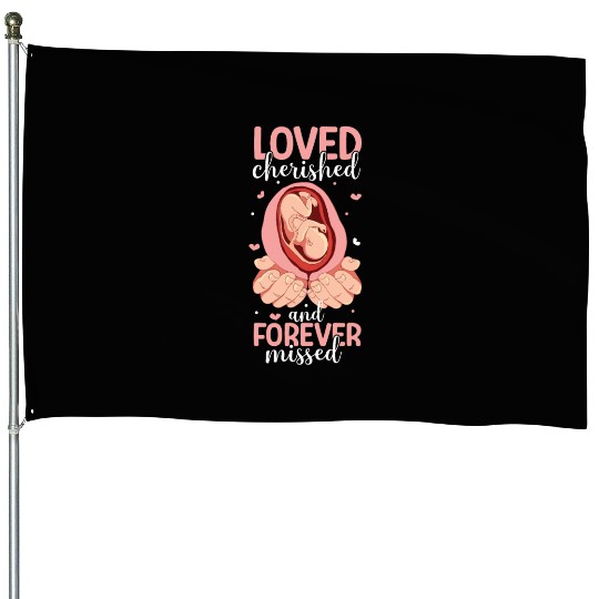 Infant Loss Miscarriage Awareness Pregnancy Loss House Flags