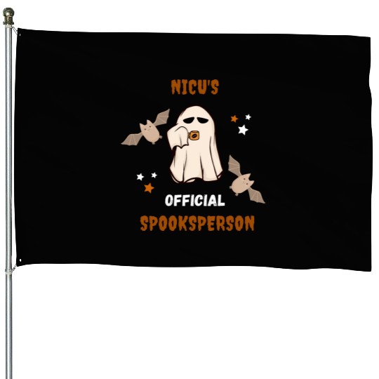 Cute NICU Halloween | NICU official spooksperson House Flags