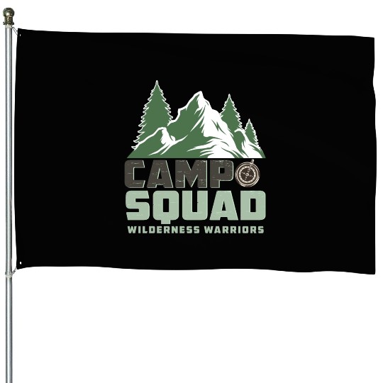 CAMP SQUAD WILDERNESS WARRIORS House Flags