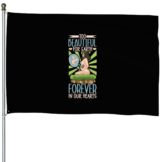 Infant Loss Miscarriage Awareness Pregnancy Loss House Flags