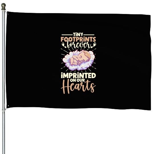 Infant Loss Miscarriage Awareness Pregnancy Loss House Flags