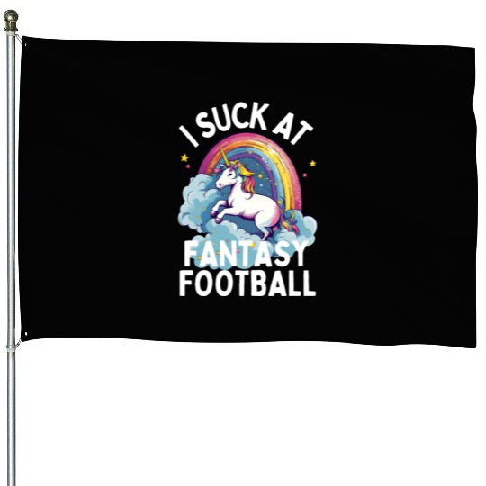 I Suck at Fantasy Football House Flags