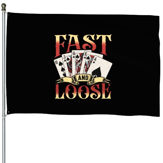 Classic Blackjack Fast And Loose Casino Card Game House Flags