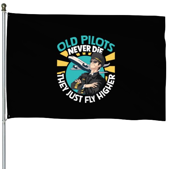 Pilot Aviation Airplane Airline Future Pilots House Flags