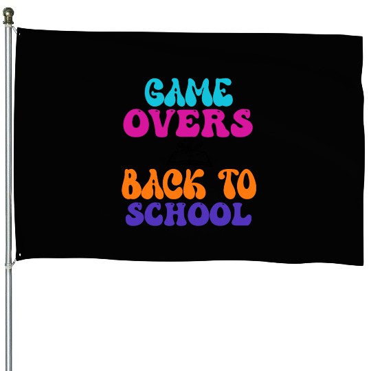 game overs back to school, Super On 1st Grade House Flags