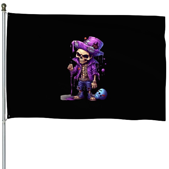 Halloween Masquerade Spooky costumes Falloween House Flags
