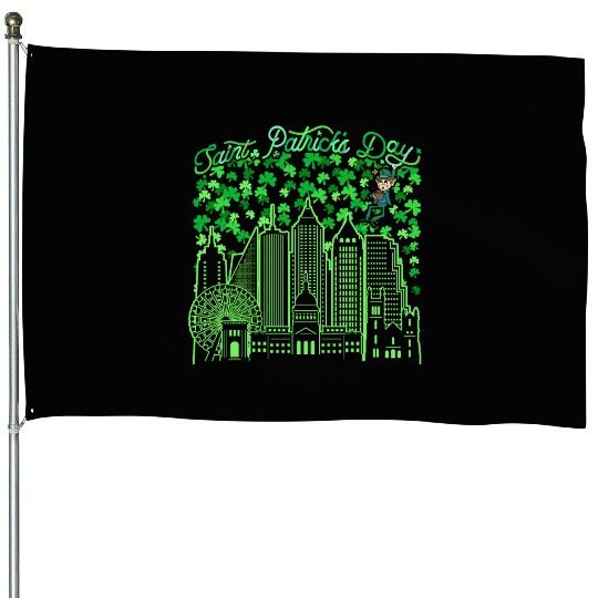 Saint Patrick's Day Atlanta Georgia House Flags