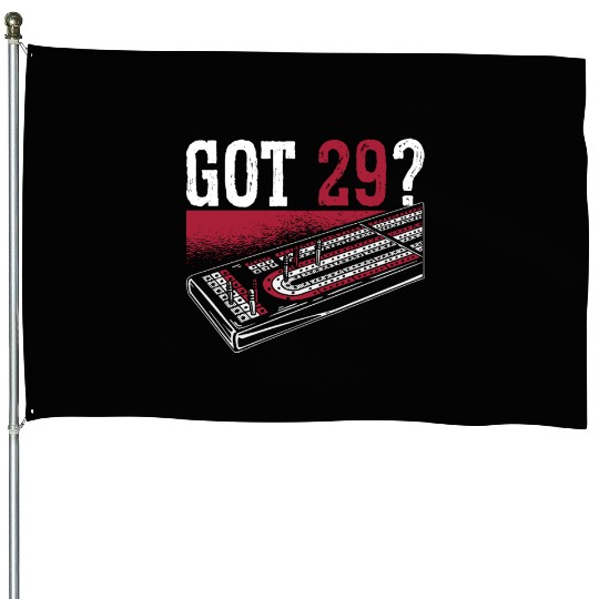 Cribbage Got 29 Crib Loves Board Game Tournament House Flags
