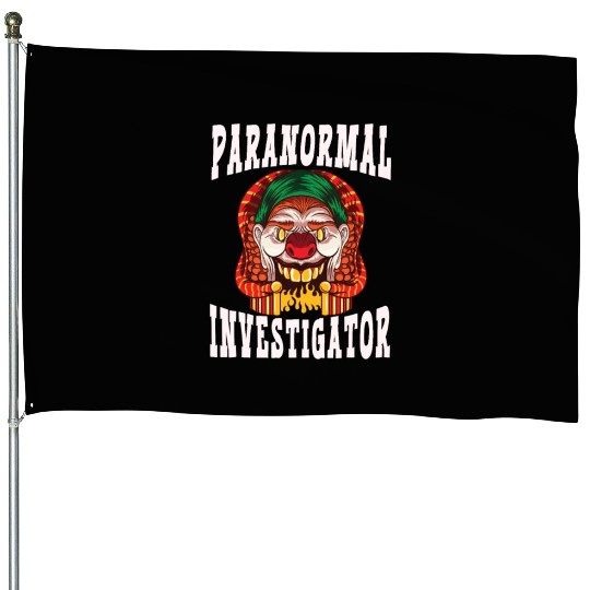 Ghost Hunting Paranormal Investigator House Flags