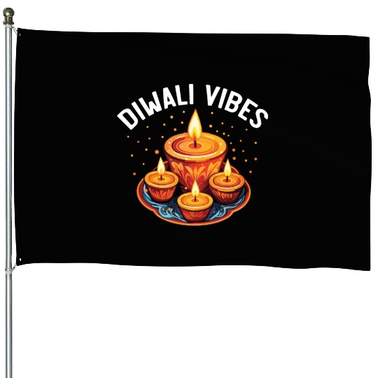 Happy Diwali Diwali Festival Indian Hindu Hinduism House Flags