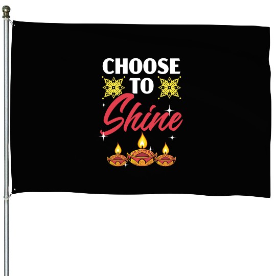 Happy Diwali Diwali Festival Indian Hindu Hinduism House Flags