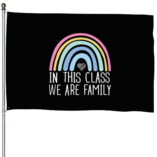 In This Class We Are Family Back To School House Flags