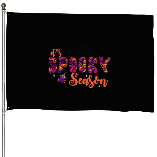 ITS SPOOKY SEASON House Flags