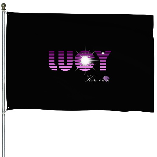 Lucy pink and violet - Latin's etymology - Light House Flags