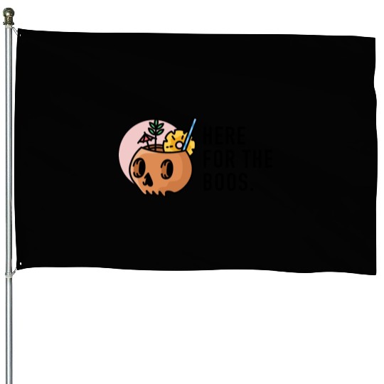 halloween 2 black House Flags